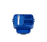 Mepal - Porta Pranzo Bento Take A Break Midi - Sacco per il Pranzo con Bento Box - Porta Pranzo per Panini, Spuntini e Avanzi - Snack e Pranzo - 900 ml - Vivid Blue