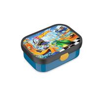 Mepal Porta Pranzo Campus, Porta Pranzo Bento per Bambini, Porta Pranzo con Scomparto Bento e Forchetta, Con Chiusura a Clip, Senza BPA e Lavabile in Lavastoviglie, 750 ml, Hot Wheels