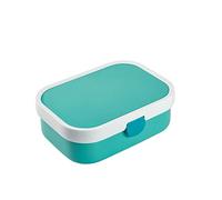 Mepal - Porta Pranzo Campus - Porta Pranzo Bento per Bambini - Porta Pranzo con Scomparto Bento e Forchetta - Con Chiusura a Clip - Senza BPA e Lavabile in Lavastoviglie - 750 ml - Turquoise,