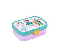 Mepal - Porta Pranzo Campus - Porta Pranzo Bento per Bambini - Porta Pranzo con Scomparto Bento e Forchetta - Con Chiusura a Clip - Senza BPA e Lavabile in Lavastoviglie - 750 ml - Disney Princess