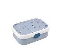 Mepal - Porta Pranzo Campus - Porta Pranzo Bento per Bambini - Porta Pranzo con Scomparto Bento e Forchetta - Con Chiusura a Clip - Senza BPA e Lavabile in Lavastoviglie - 750 ml - Sailors Bay