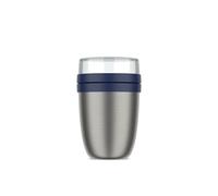 Mepal Porta Pranzo Ermetico Ellipse, Contenitori Termici, Pratica Tazza per Yogurt e Zuppa da Portare Via, Caldo per 6-8 Ore e Freddo per 12 Ore, 500 + 200 ml, Vivid blue