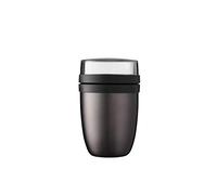 Mepal - Porta Pranzo Ermetico Ellipse - Contenitori Termici - Pratica Tazza per Yogurt e Zuppa da Portare Via - Caldo per 6-8 Ore e Freddo per 12 Ore - 500 ml - Titanium