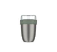 Mepal Porta Pranzo Ermetico Ellipse, Contenitori Termici, Pratica Tazza per Yogurt e Zuppa da Portare Via, Caldo per 6-8 Ore e Freddo per 12 Ore, 500 + 200 ml, Nordic sage