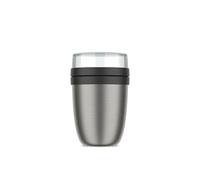 Mepal Porta Pranzo Ermetico Ellipse, Contenitori Termici, Pratica Tazza per Yogurt e Zuppa da Portare Via, Caldo per 6-8 Ore e Freddo per 12 Ore, 500 + 200 ml, Nordic black