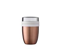 Mepal - Porta Pranzo Ermetico Ellipse - Contenitori Termici - Pratica Tazza per Yogurt e Zuppa da Portare Via - Caldo per 6-8 Ore e Freddo per 12 Ore - 500 ml - Rose Gold