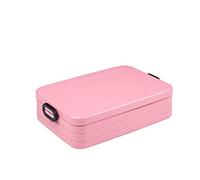 Mepal - Porta Pranzo Take a Break Large - Sacco per il Pranzo - Ideale per 4 Panini o 8 Fette di Pane - Adatto per la Lavastoviglie - 1500 ml - Nordic Pink