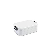 Mepal - Porta Pranzo Take a Break Midi - Sacco per il Pranzo - Ideale per 2 Panini o 4 Fette di Pane - Adatto per la Lavastoviglie - 900 ml - White