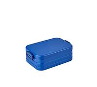Mepal - Porta Pranzo Take a Break Midi - Sacco per il Pranzo - Ideale per 2 Panini o 4 Fette di Pane - Adatto per la Lavastoviglie - 900 ml - Vivid Blue