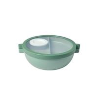 Mepal - Portapranzo bento Vita - Vasche rimovibili - Contenitore extra con coperchio, portacomdimento e vassoio - Bento box - Porta pranzo per insalate - Nordic sage