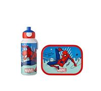 Mepal - Set da Pranzo Campus - Set da Pranzo per Bambini con Borraccia Pop-up e Porta Pranzo - Set da Pranzo per la Scuola o le Gite - Privo di BPA - 400 ml + 750 ml - Spiderman