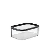 Mepal - Scatola di Formaggio per Frigorifero Modula - Scatola di Stoccaggio con Coperchio per Pezzi di Formaggio - Contenitore Ermetico - Organizzatore per la Cucina - 2000 ml - Black