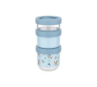 Mepal - Scatola snack impilabile 3 pezzi Mio Little Dutch - Impilate il numero necessario - Adatto al microonde e al congelatore - A prova di perdite - 100 + 175 + 275 ml - Forest Friends