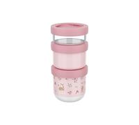 Mepal - Scatola snack impilabile 3 pezzi Mio Little Dutch - Impilate il numero necessario - Adatto al microonde e al congelatore - A prova di perdite - 100 + 175 + 275 ml - Fairy Garden