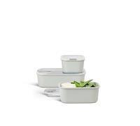 Mepal Easyclip Contenitori per Alimenti Set Nordico Bianco 2x700ml Plus 1x1500ml