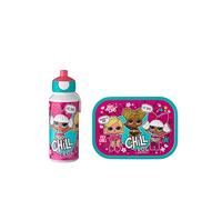 Mepal - Set da Pranzo Campus - Borraccia Pop-up e Porta Pranzo per Bambini - Privo di BPA - 400 ml + 750 ml - Lol Surprise