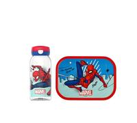 Mepal - Set da Pranzo Campus - Set per Bambini con Borraccia con Tappo Flip e Porta Pranzo - Set per il Pranzo a Scuola o in Viaggio - Lavabile in Lavastoviglie - - 600 + 750 ml - Spiderman