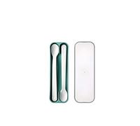 Mepal - Set di 2 cucchiai per bambini - Deep turquoise - cucchiaio bambino - cucchiaio lungo - lavabile in lavapiatti