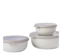 Set di contenitori per alimenti Mepal Cirqula 3 pezzi bianco nordico