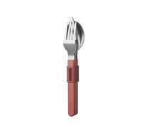 Mepal - Set di posate 3 pezzi Silueta - Lavabile in lavastoviglie - Servizio da tavola - Coltello, forchetta e cucchiaio compreso il supporto - Vivid mauve