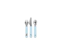 Mepal Set di posate per bambini 3 pezzi Mio Little Dutch, Posate per bambini, Set di posate per bambini con forchetta, coltello, cucchiaio per bambini, Lavabile in lavastoviglie, Forest Friends
