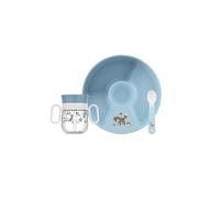 Mepal Set stoviglie per bambini Mio Little Dutch 3 pezzi con bottiglia e cucchiaio Forest Friends
