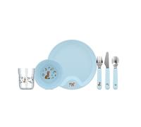Mepal - Set di stoviglie per bambini Mio Little Dutch - stoviglie per bambini - con bicchiere, piatto per bambini, ovetto e posate per bambini - lavabile in lavastoviglie e senza BPA - Set da 6 pezzi