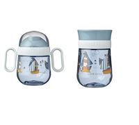 Mepal Set Mio - 360° | Bicchiere per bambini a partire dai 6 mesi | a prova di perdite, lavabile in lavastoviglie e senza BPA | Sailors Bay