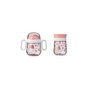 Mepal Set Mio - 360° | Bicchieri per bambini a partire dai 6 mesi | a prova di perdite, lavabili in lavastoviglie e senza BPA, fiori e farfalle