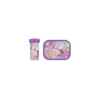 Mepal - Set pausa Campus - Set per bambini con bicchiere e contenitore per il pranzo - Set pranzo per la scuola o in viaggio - Lavabile in lavastoviglie e senza BPA - 300 + 750 ml - Unicorn Glow