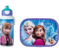 Mepal Set pranzo Campus | Set pranzo per bambini con borraccia pop-up & Lunch Box | Set pranzo per la scuola o in viaggio | Lavabile in lavastoviglie e senza BPA | 400 ml + 750 ml | Frozen Sisters