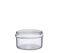 Mepal - Contenitore per alimenti Stora - Contenitore Trasparente con Coperchio per Alimenti Secchi - Contenitore per l'Organizzazione della Cucina - Contenitore per Biscotti e dolci - 1500 ml - White