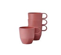 Mepal - Tazza 4 pezzi Silueta - Tazza per tè e caffè - Lavabile in lavastoviglie e microonde - Stoviglie - 300 ml - Vivid mauve