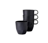 Mepal - Tazza 4 pezzi Silueta - Tazza per tè e caffè - Lavabile in lavastoviglie e microonde - Stoviglie - 300 ml - Nordic black