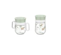 Mepal - Tazza per imparare a bere a 360° Mio - a prova di perdite - Il bordo a 360 permette di bere da ogni lato - Il coperchio intelligente si chiude quando si smette di bere - - 500 ml - Little Farm
