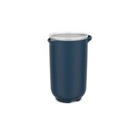 Mepal Tazza per mescolare con coperchio Chef it, Si inserisce nella porta del frigorifero, Base antiscivolo per maggiore stabilità, Lavabile in microonde e lavastoviglie, 1000 ml, Navy