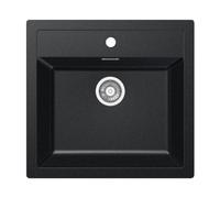 Mepamsa CUBO 56.53 Nero Lavello Da Incasso 60 cm 1 Vasca