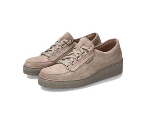 Mephisto 9860 - Scarpe da donna in velluto scamosciato, con lacci, suola a cuscinetto d'aria, colore: Grigio caldo, Grigio caldo., 40.5 EU