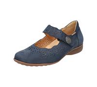 Mephisto - Ballerina in pelle nabuk Fabienne - Blu, Blu, 37 EU