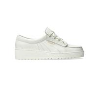 Mephisto - Chiusura Lady Bianco in Pelle - Lacci Altezza del tacco - 2 cm, oro bianco, 37 EU