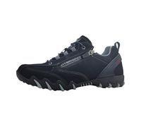 Mephisto - Chiusura scarpe basse Nizar-TEX blu scuro in membrana Allro-Tex - tacco zip lacci - 1,5, cielo notturno, 38.5 EU