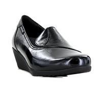 Mephisto Donna,Giacinta, Black,Vernis FRIPE 1000,Mocassino (36)