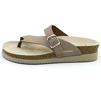 Mephisto Donna Helen Pelle Ciabatte Infradito Anatomiche (Light Taupe, numeric_38)