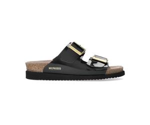 Mephisto Donna Hester Patent Leather Black Sandali 36 EU