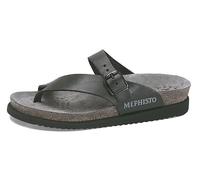 Mephisto Helen Nera Waxy Smooth Sandalo Comfort Donna Taglie 35-42 NUOVO