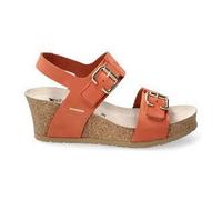 Mephisto LISSANDRA Sandalette Alto Cuneo Rosso, Taglie 36-41