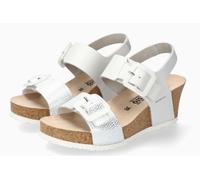 Mephisto Lissia Bianco Argento Zeppa Comfort Sandali Donna Taglie 5/36-10/41