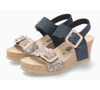 Mephisto Lissia Blu Wedge Sandalo Comfort Donna Taglie 5/36-10/41 NUOVO