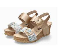 Mephisto Lissia Platino Wedge Sandalo Comfort Donna Taglie 5/36-10/41 NUOVO