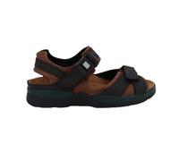 Mephisto Mens Shark Fit Brown Leather Sandals 41 EU